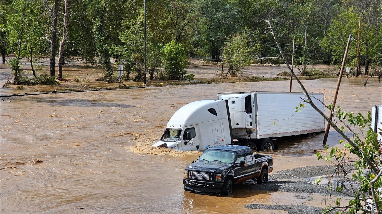 Helene Flooding and Storm Damage in Haywood County, Western North Carolina