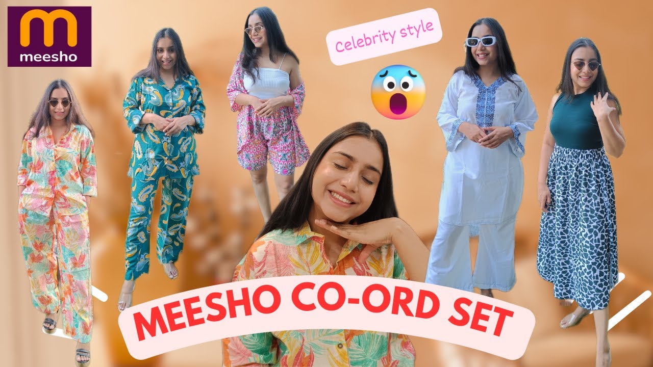 *HUGE* Stylish & Trendy Co-ord Sets from Meesho | Two Piece Sets| Summer Wear Coordset