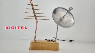 How to make a double headed digital tv antenna