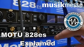 MESSE 2018: MOTU 828esThunderbolt USB and MIDI Interface