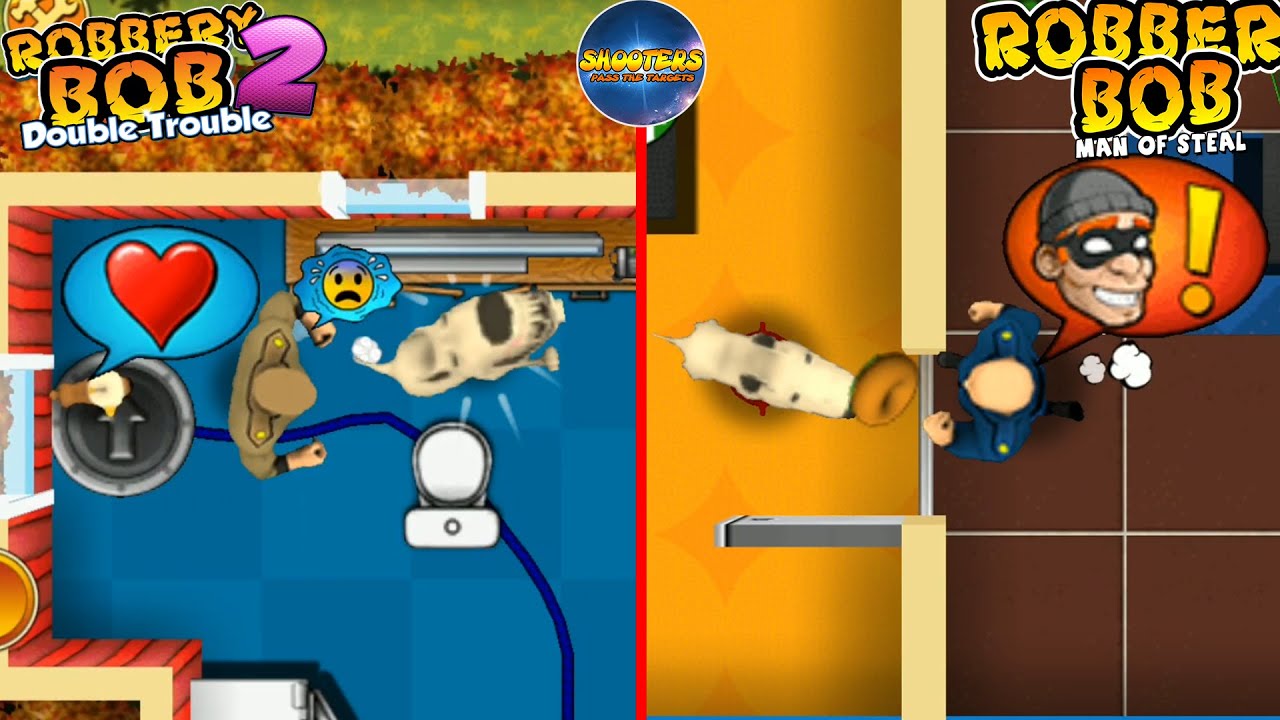 Robbery Bob 2 Vs Robbery Bob 1 - Angry Dog Bob 2 Vs Angry Dog 1 #8
