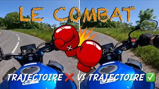 COMBAT MOTO 🥊: Trajectoire Mauvaise ❌👎🏻 VS Trajectoire de Sécurité ✅👍🏻