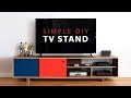 How To Make a DIY Mid Century Modern TV Stand | Woodworking image