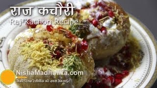 Raj Kachori Recipe  - Raj Kachori Chaat Video | राज कचौरी चाट