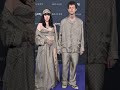 Billie Eilish with BF Jesse wearing blanket On the Red carpet #shorts #billieeilish #celebrity