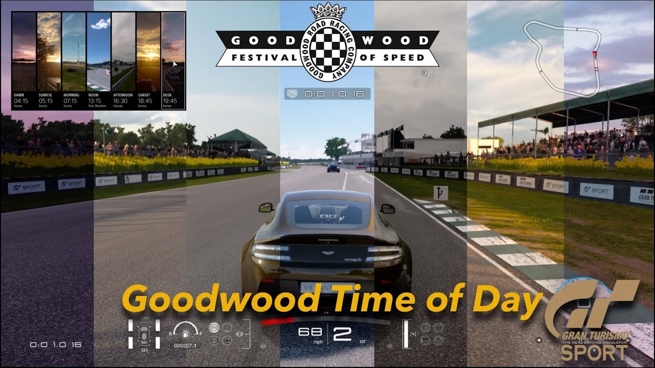 dlcl stanford Gran Turismo Sport | Goodwood Motor Circuit Time of Day