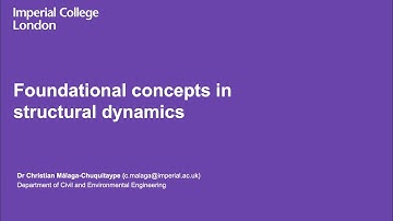 Structural dynamics: basic concepts and introduction to modelling