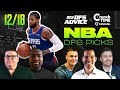 Nba dfs picks  strategy for fanduel  draftkings 121823