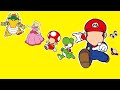 Super Mario Brothers! Make a Face Stickers Activity with Mario &amp; Friends