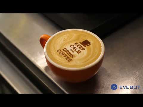 Meet The Evebot Coffee Printer   Industry Leading Coffee Latte Art Printer Machine-