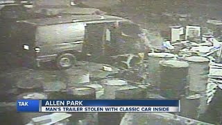 Man hopes surveillance video will help recover stolen classic car