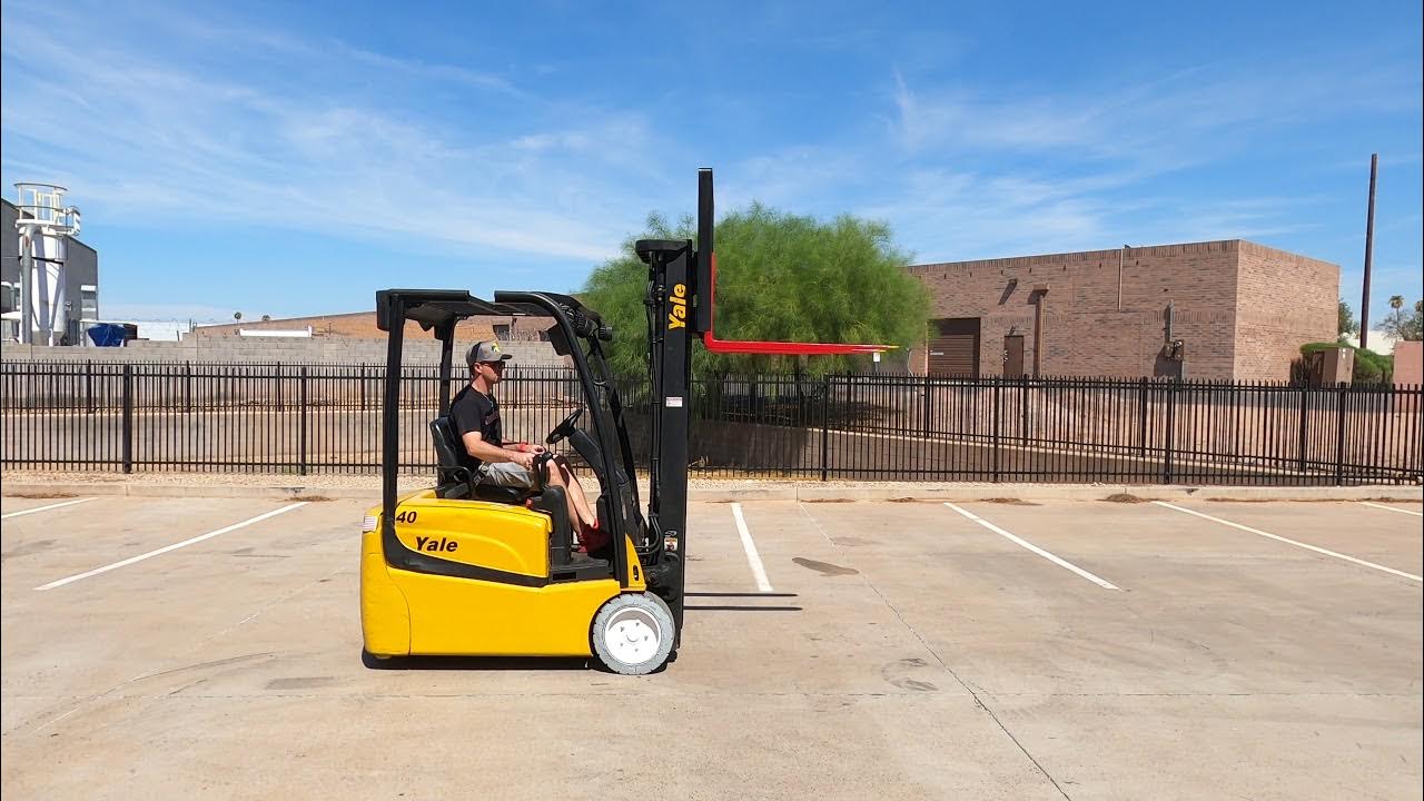 YALE ERP040VT Electric 887N Forklift for Sale YouTube