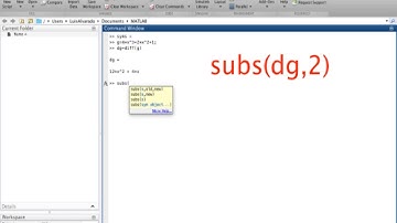 Tutorial de Matlab, ¿Cómo derivar e integrar?