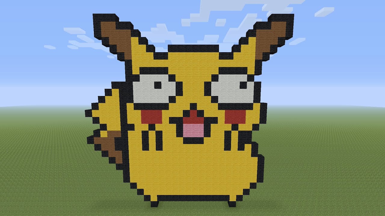 derpy pikachu - clud pixel art