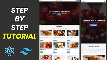 Build a Stunning Food Website with React, Tailwind CSS & Framer Motion