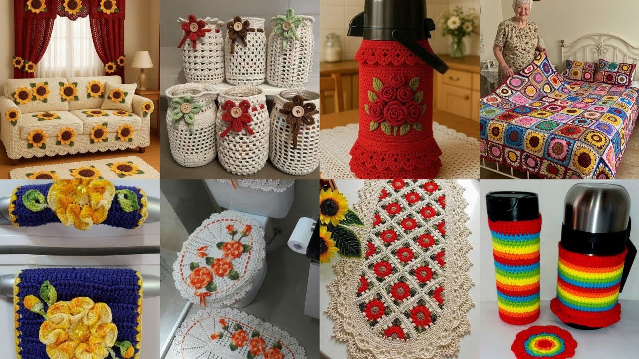 Most beautiful & attractive crochet handmade items and ideas ||Home decor ideas part A 2025