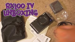 RX100 IV Quick Unboxing and Stupid Slow Motion