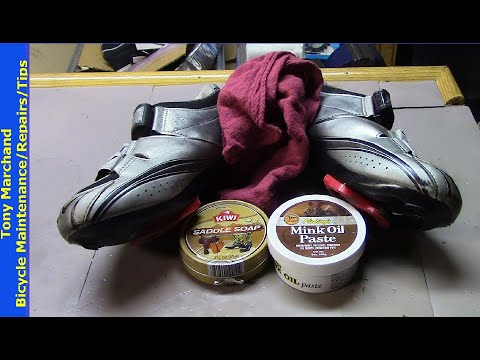 How to clean cycling shoes: saddle soap & mink oil