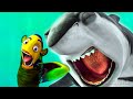 小さな魚がサメを倒したと嘘をつき 海の恐怖になる 🌀 4K