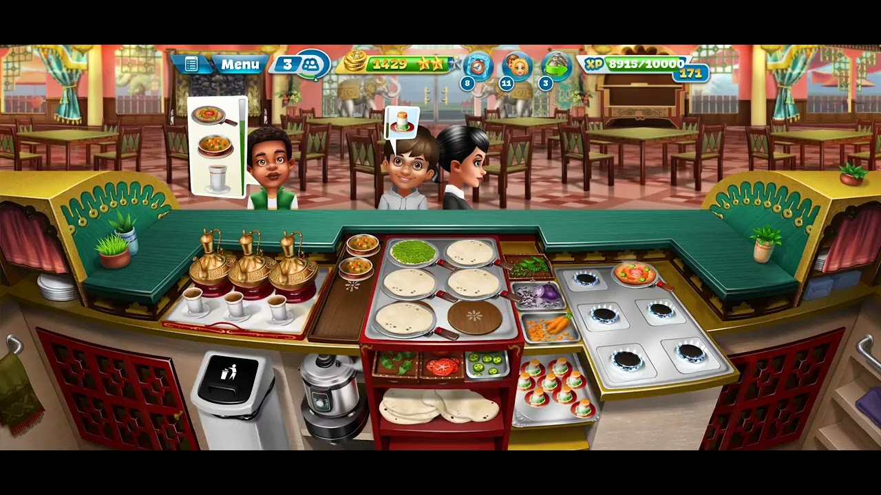 Cooking Fever - Indian Diner - Level 40 & Receiving the Mystery box rewards🎉