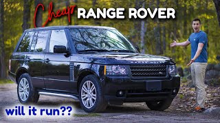 i bought a $90k range rover for only $2,000! can we fix it?