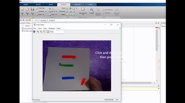 Red color tracking using image processing in MATLAB