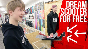 DREAM CUSTOM BUILD SCOOTER FOR FREE!