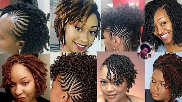Latest Kinky Twist Hairstyles Trending 2022,Short Kinky | Natural Twist Hairstyles
