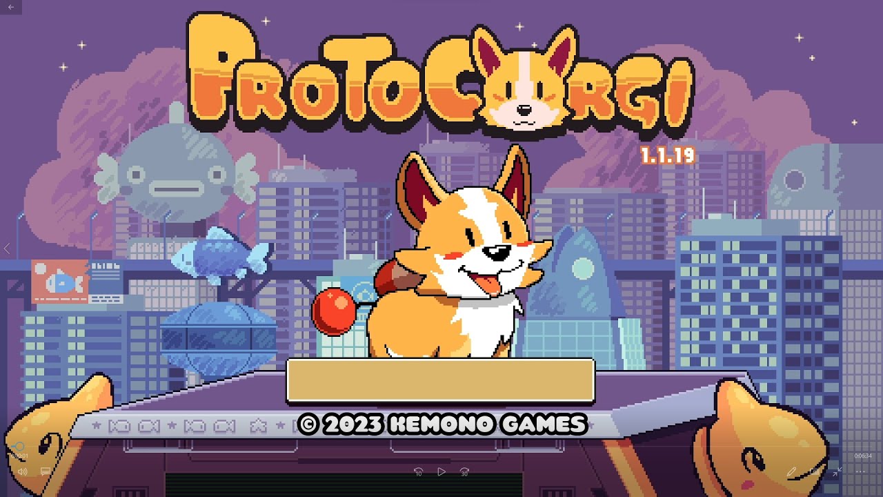 【2D弾幕ゲー】ProtoCorgi 紹介ショート動画【コーギーがかわいい】