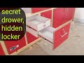 Hidden drowar[secret locker in cupboard]