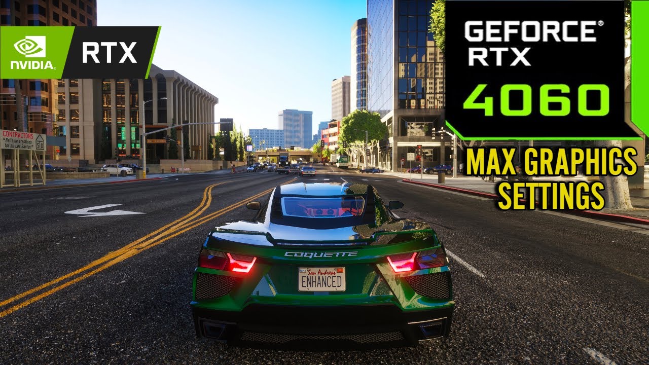 GTA Online RTX 4060 8GB Maximum Graphics Settings With Ray Tracing 