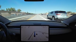 Tesla FSD 12.3.6 disengages only to move into and out of HOV lane by Phenix9 18 views 10 hours ago 27 minutes