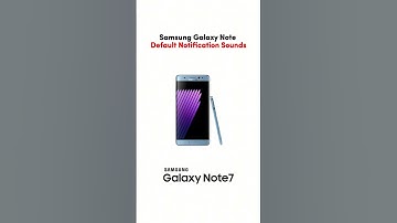 📲🔔 Samsung Galaxy Note Default Notification Sounds  #garageringtones