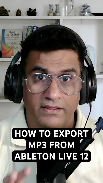 How to Export MP3s from Ableton Live (SIMPLE & EASY)