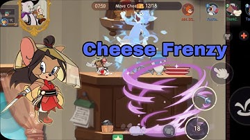 Tom and Jerry Chase | Cheese Frenzy mode gameplay | Play Mouseketeer Lily with new skin