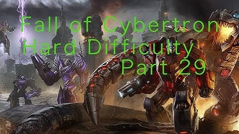 Transformers Fall of Cybertron::Hard Difficulty Walkthrough::Grimlock Smash::Part 29 (HD)