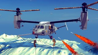 Airplane And Helicopter Destructions And Shootdowns #2 | Besiege