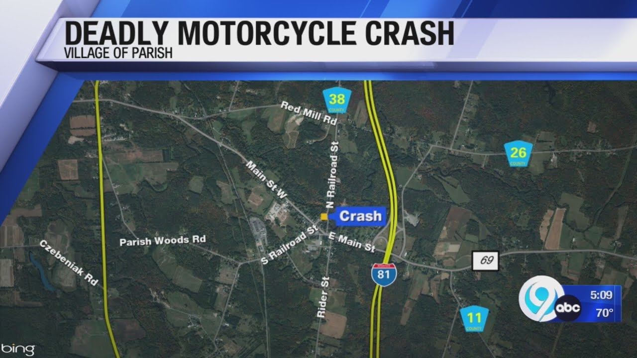 State Police ID victim in Parish motorcycle crash - YouTube