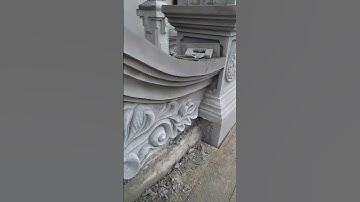 đắp  hoa văn  bằng xi măng