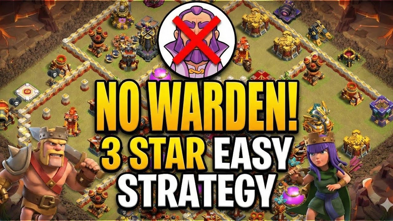 No Warden? Easy 3-Star Strategy!  