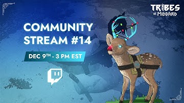 Tribes of Midgard: Community Stream #14 - Yulidays Reveal + Speedruns with the community!