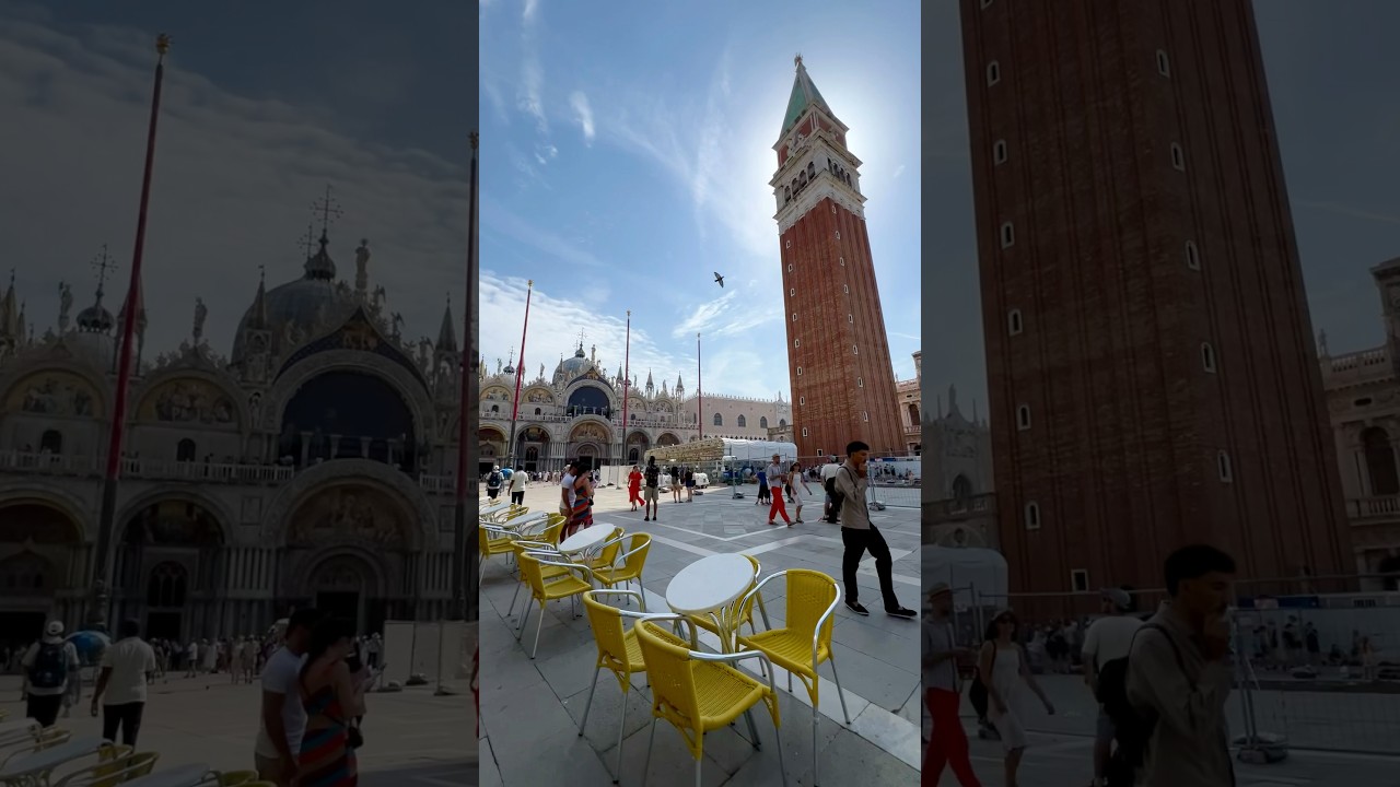 ✨ St. Mark’s Square, St. Mark’s Basilica, and the Doge’s Palace in Venice, Italy✨