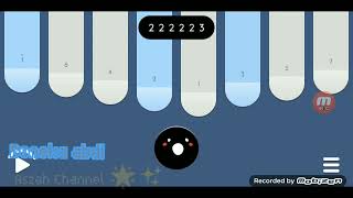 "Boneka abdi" song for beginners////Keylimba Apk Tutorial screenshot 3