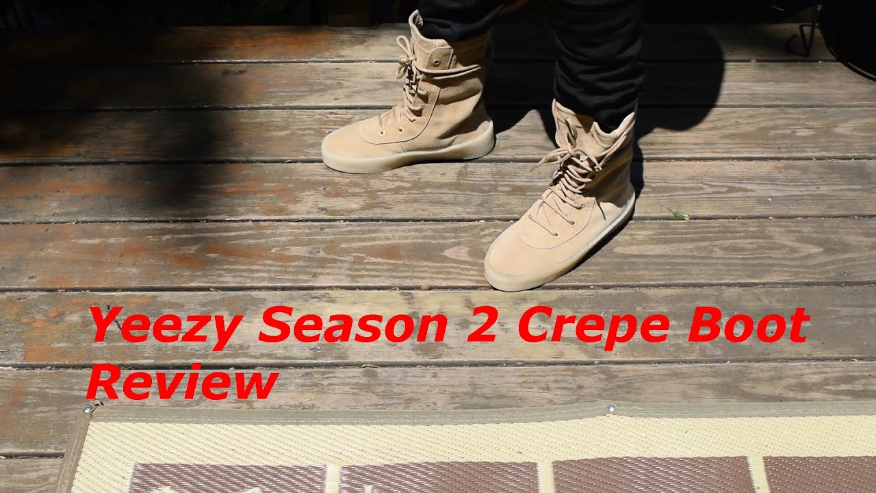 yeezy crepe boot sizing