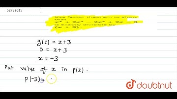 Use factor theorem to show that `x^(4)+2x^(3)-2x^(2)+2x-3` is exactly divisible by `(x+3)` .