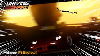 Roblox Driving Empire Mclaren F1 Review