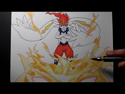 Video How to draw Gigantamax Cinderace step by step cách vẽ... - youtube