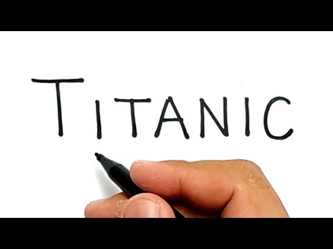 Video: Ako Nakresliť Titanic