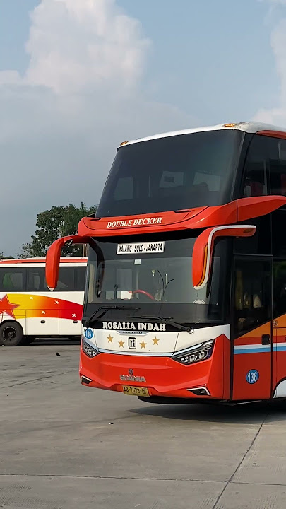 ROSALIA INDAH DOBLE DECKER KAROSERI LAKSAN MLG-SOLO-JKT #busmania #rosaliaindah #terminalarjosari