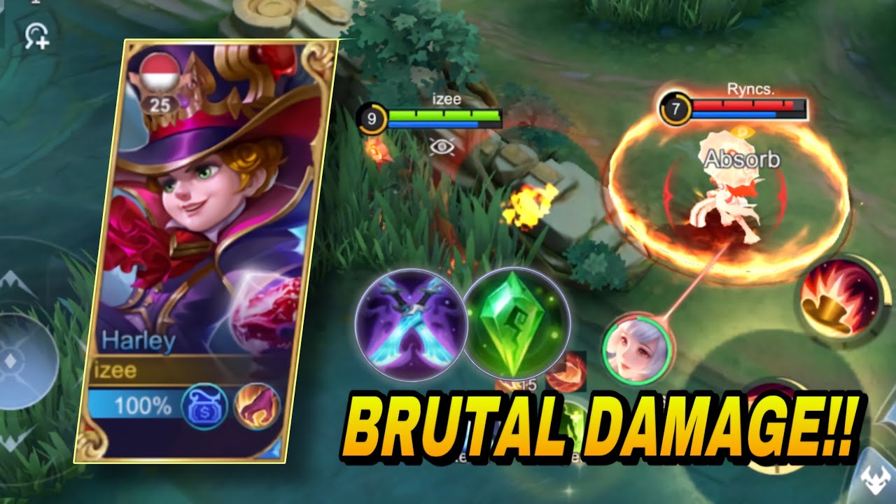 Brutal Damage!! Rahasia Build Harley Terbaik 2023 - Mobile Legends